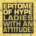 BLRT 53, 867 493-1 - Epitome Of Hype - Ladies With An Attitude! - (12")