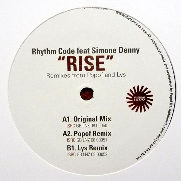 Rhythm Code Feat Simone Denny-0