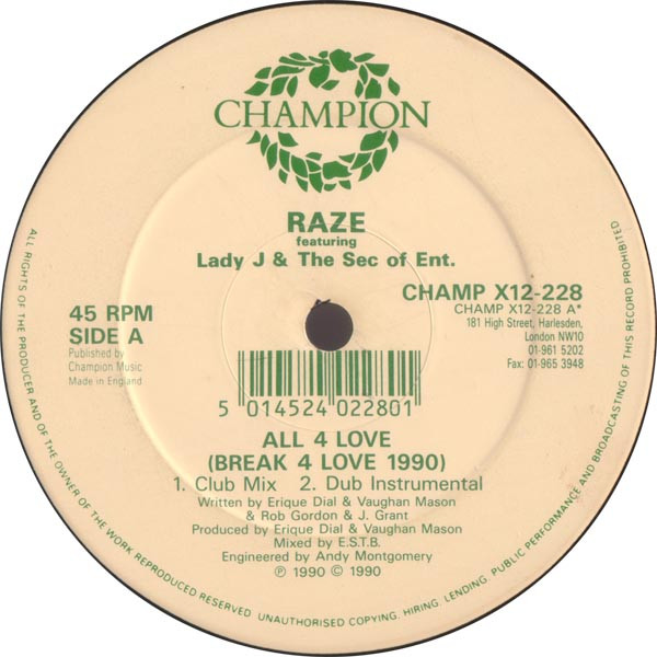 Raze Featuring Lady J & The Secretary Of Entertainment-0