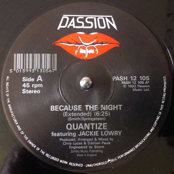 Quantize Featuring Jackie Lowry / Quantize Featuring Damien Paule-0